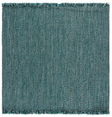 Safavieh Braided 300 6'-0" x 6'-0" Rug in Turquoise