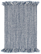 Safavieh Braided 300 2'-0" x 3'-0" Rug in Navy