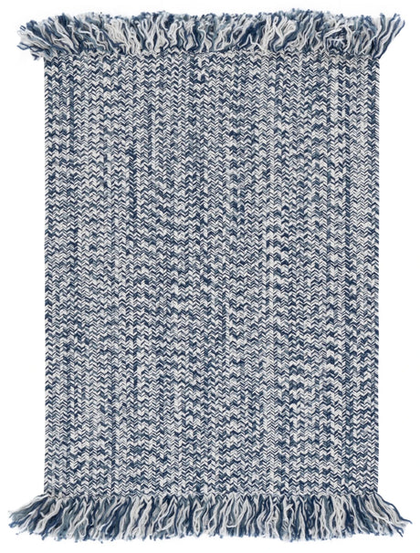 Safavieh Braided 300 2'-0" x 3'-0" Rug in Navy