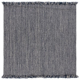 Safavieh Braided 300 6'-0" x 6'-0" Rug in Navy