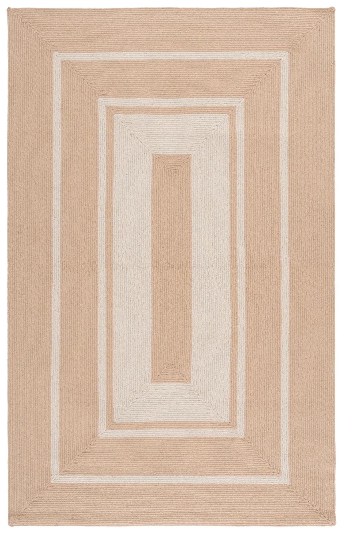 Safavieh Braided 800 4'-0" x 6'-0" Rug in Natural / Ivory