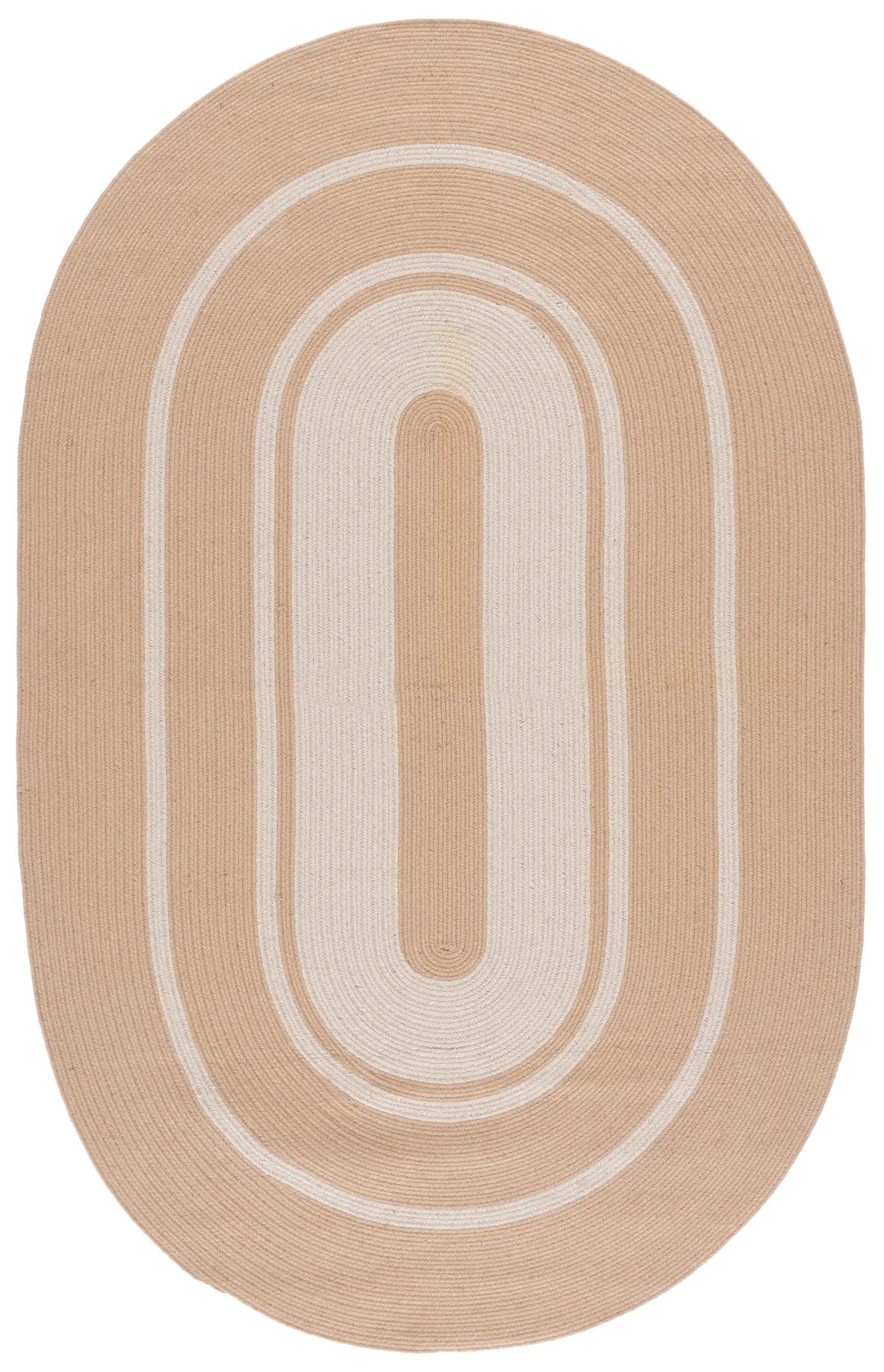 Safavieh Braided 800 5'-0" x 8'-0" Rug in Natural / Ivory