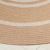 Safavieh Braided 800 5'-0" x 5'-0" Rug in Natural / Ivory