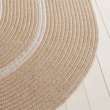 Safavieh Braided 800 5'-0" x 8'-0" Rug in Natural / Ivory