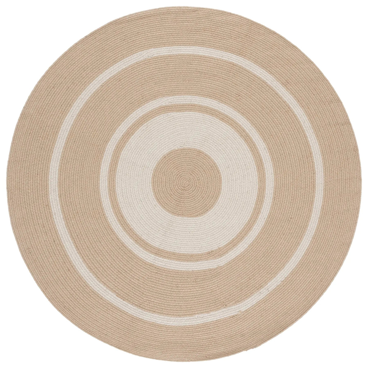 Safavieh Braided 800 5'-0" x 5'-0" Rug in Natural / Ivory