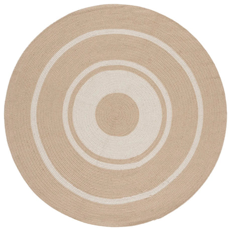 Safavieh Braided 800 5'-0" x 5'-0" Rug in Natural / Ivory