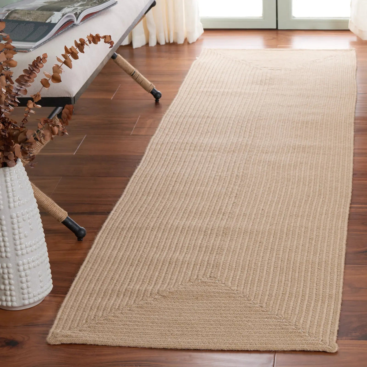Safavieh Braided 800 2'-3" x 8'-0" Rug in Natural