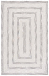 Safavieh Braided 800 4'-0" x 6'-0" Rug in Ivory / Grey