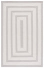 Safavieh Braided 800 4'-0" x 6'-0" Rug in Ivory / Grey