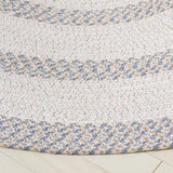 Safavieh Braided 800 5'-0" x 5'-0" Rug in Ivory / Grey