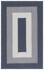 Safavieh Braided 800 4'-0" x 6'-0" Rug in Grey / Blue