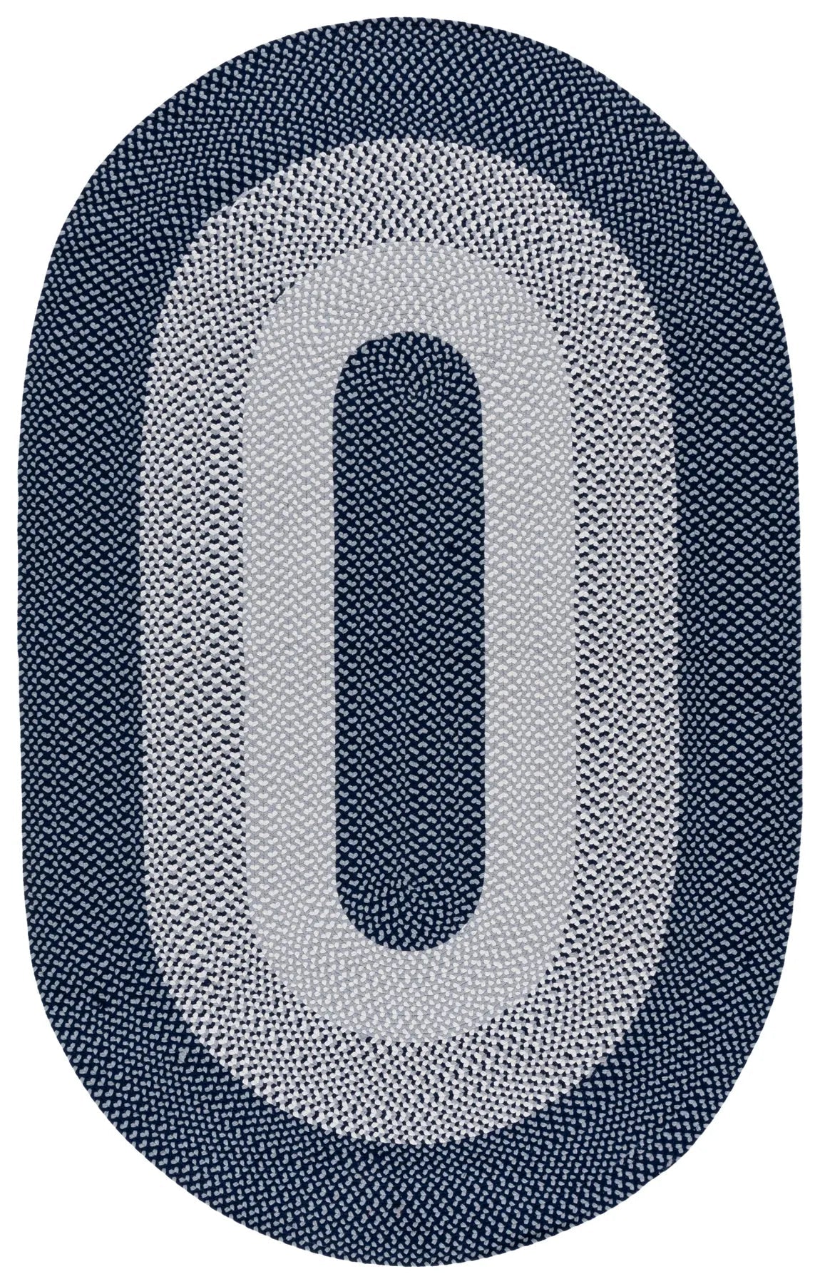 Safavieh Braided 800 5'-0" x 8'-0" Rug in Grey / Blue