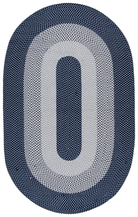 Safavieh Braided 800 5'-0" x 8'-0" Rug in Grey / Blue