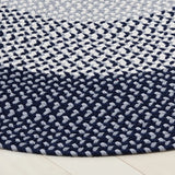 Safavieh Braided 800 5'-0" x 5'-0" Rug in Grey / Blue