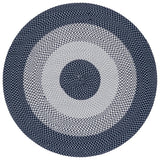 Safavieh Braided 800 5'-0" x 5'-0" Rug in Grey / Blue