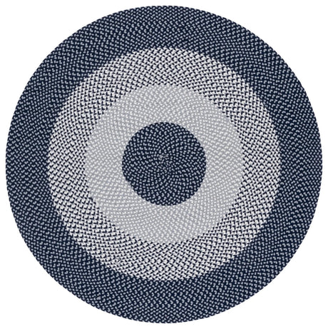 Safavieh Braided 800 5'-0" x 5'-0" Rug in Grey / Blue