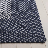 Safavieh Braided 800 4'-0" x 6'-0" Rug in Grey / Blue