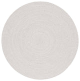 Safavieh Braided Bra201A Ivory/Light Grey Rug.