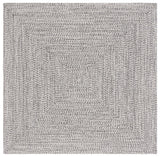 Safavieh Braided Bra201F Grey/Ivory Rug.