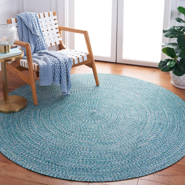 Safavieh Braided Bra201K Teal/Green Rug.