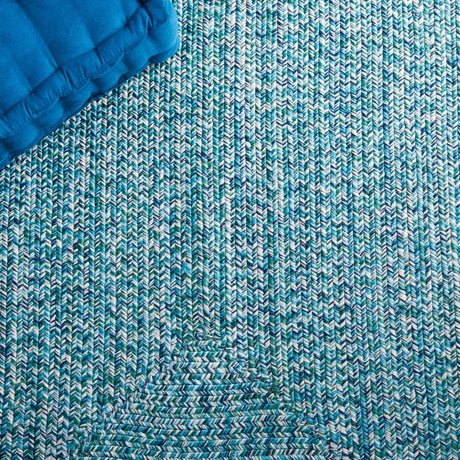 Safavieh Braided Bra201K Teal/Green Rug.