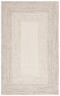 Safavieh Braided 4'-0" x 6'-0" Rug in Ivory / Grey