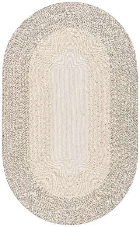 Safavieh Braided 5'-0" x 8'-0" Rug in Ivory / Grey