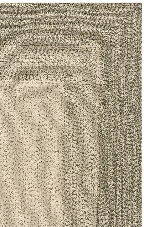 Safavieh Braided 5'-0" x 8'-0" Rug in Beige / Green