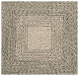 Safavieh Braided 5'-0" x 5'-0" Rug in Beige / Green