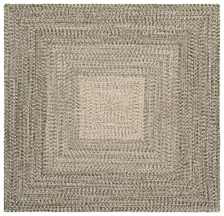 Safavieh Braided 5'-0" x 5'-0" Rug in Beige / Green