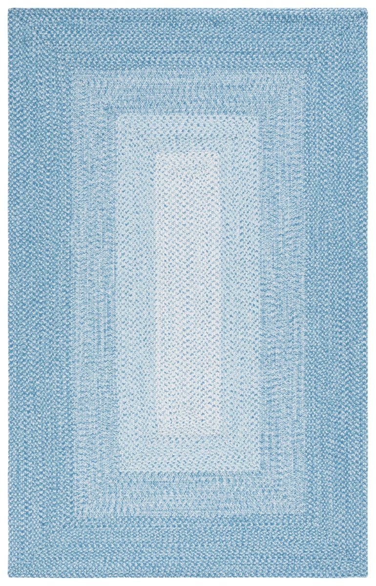 Safavieh Braided Bra220J Aqua Rug.