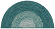 Safavieh Braided 2'-0" x 4'-0" Rug in Ivory / Turquoise