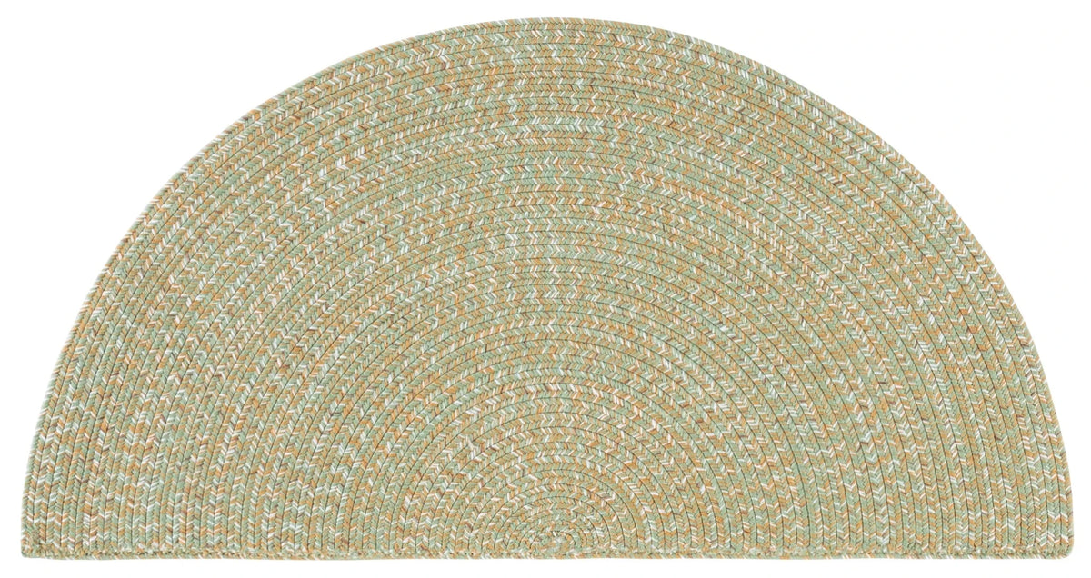 Safavieh Braided 2'-0" x 4'-0" Rug in Light Green / Sage