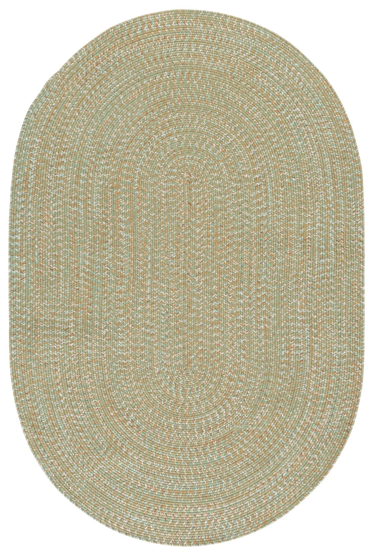 Safavieh Braided 4'-0" x 6'-0" Rug in Light Green / Sage
