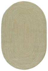 Safavieh Braided 4'-0" x 6'-0" Rug in Light Green / Sage