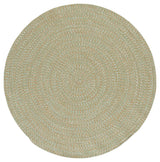 Safavieh Braided 5'-0" x 5'-0" Rug in Light Green / Sage