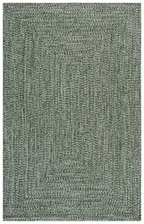 Safavieh Braided 4'-0" x 6'-0" Rug in Dark Green