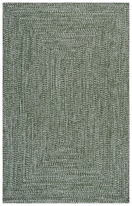 Safavieh Braided 4'-0" x 6'-0" Rug in Dark Green