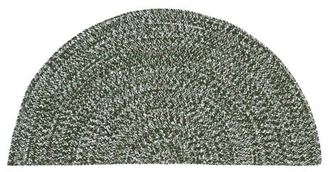 Safavieh Braided 2'-0" x 4'-0" Rug in Dark Green