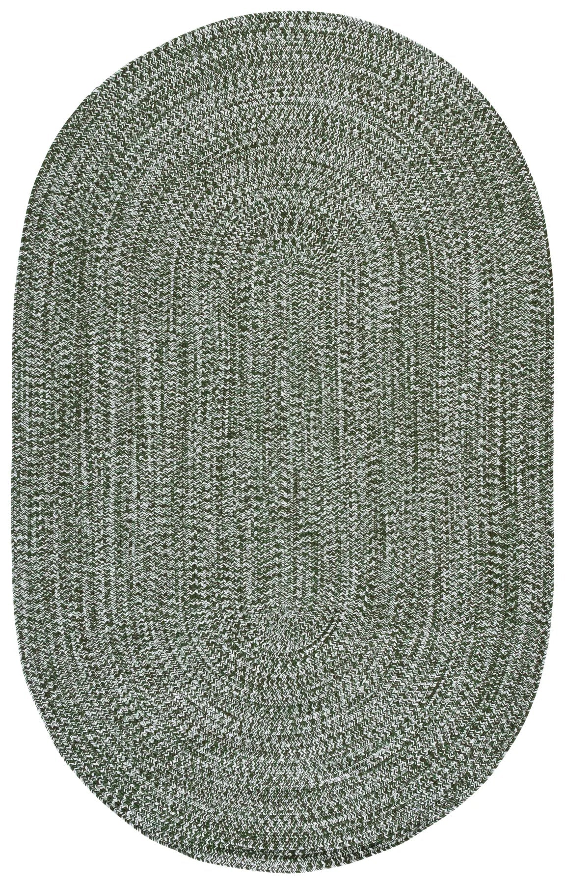 Safavieh Braided 5'-0" x 8'-0" Rug in Dark Green