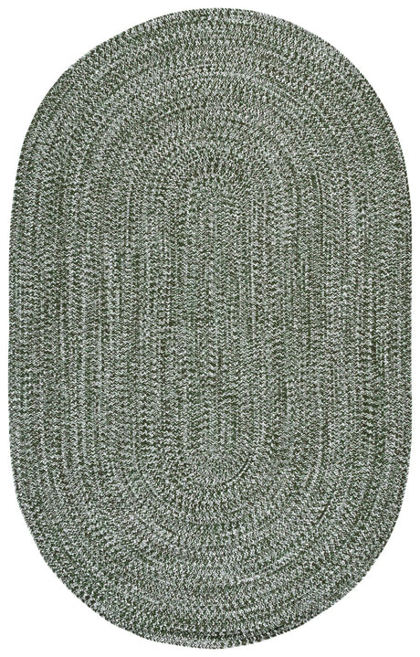 Safavieh Braided 5'-0" x 8'-0" Rug in Dark Green