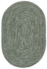 Safavieh Braided 4'-0" x 6'-0" Rug in Dark Green