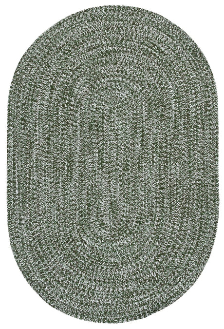 Safavieh Braided 4'-0" x 6'-0" Rug in Dark Green
