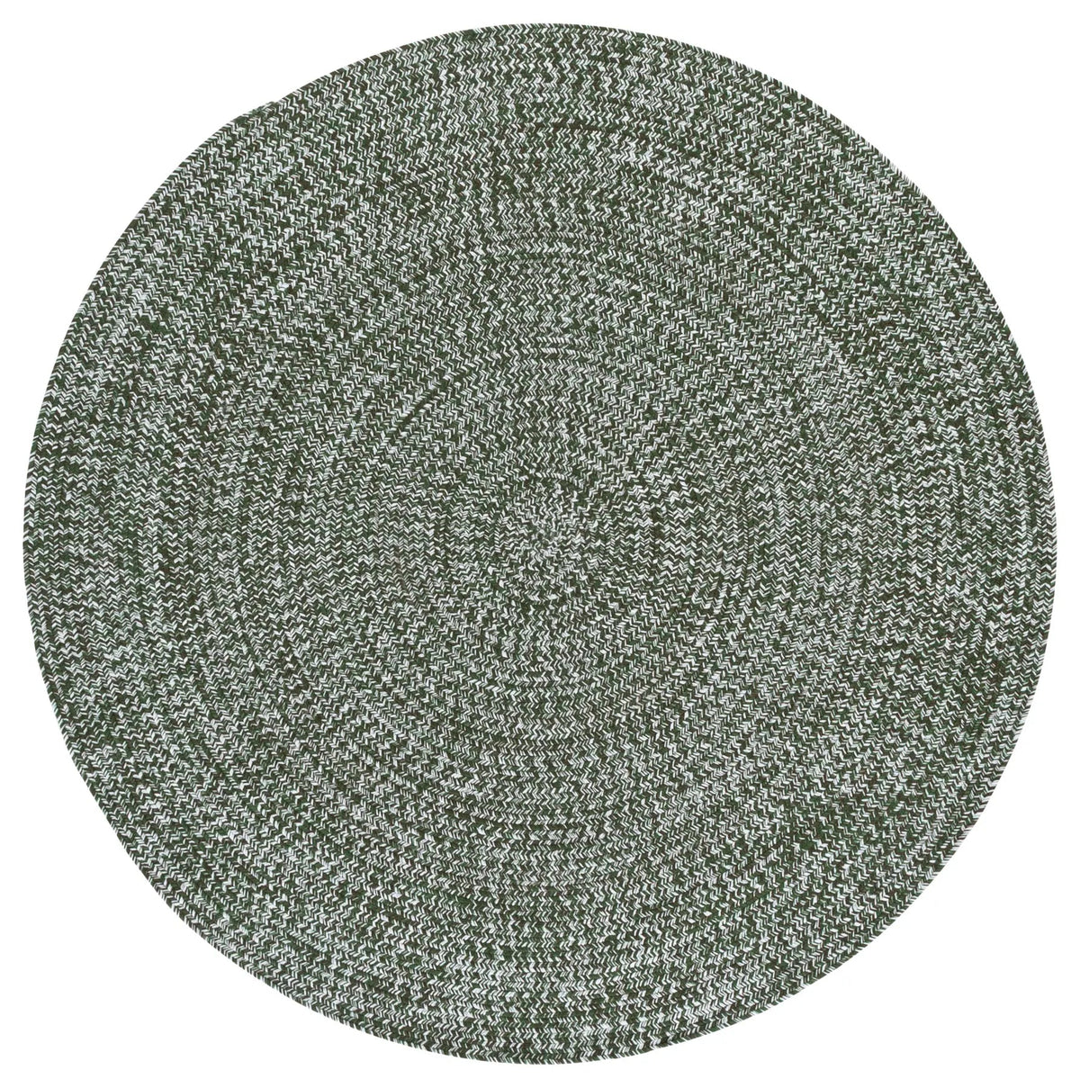 Safavieh Braided 5'-0" x 5'-0" Rug in Dark Green