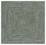 Safavieh Braided 5'-0" x 5'-0" Rug in Dark Green