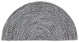 Safavieh Braided 2'-0" x 4'-0" Rug in Black / Ivory