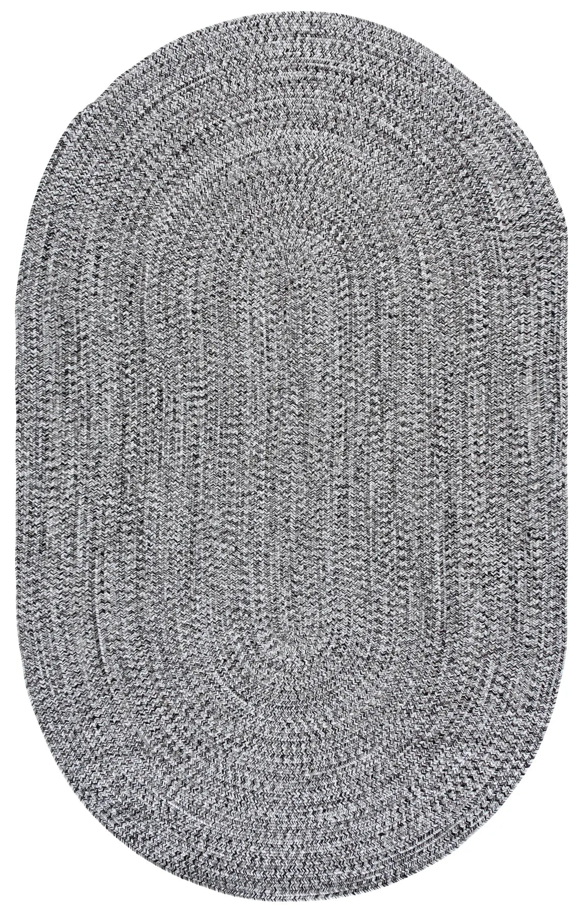 Safavieh Braided 5'-0" x 8'-0" Rug in Black / Ivory