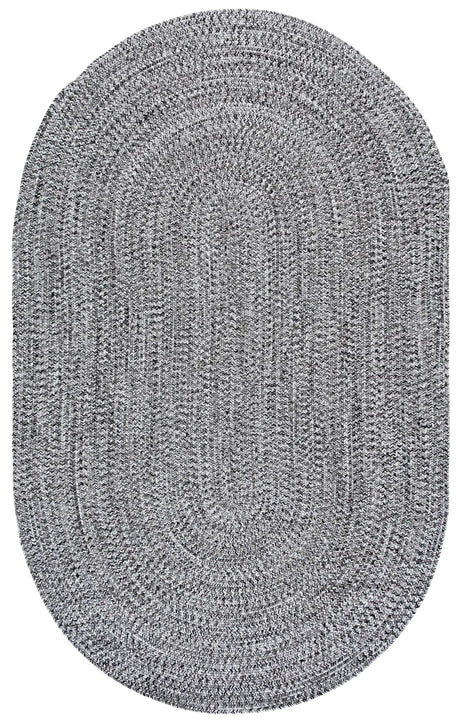 Safavieh Braided 5'-0" x 8'-0" Rug in Black / Ivory