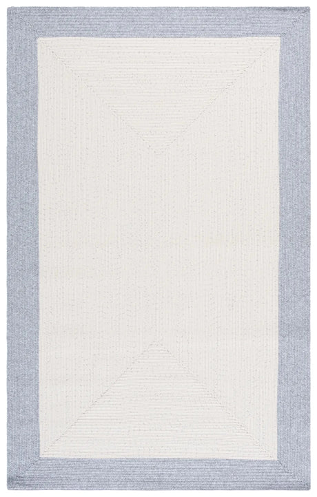 Safavieh Braided 4'-0" x 6'-0" Rug in Ivory / Grey
