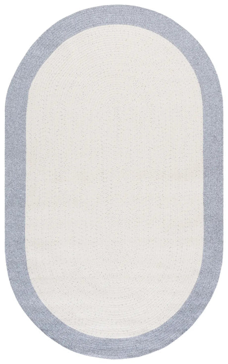 Safavieh Braided 5'-0" x 8'-0" Rug in Ivory / Grey